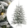 vidaXL Kunstmatige Inklapbare Kerstboom Wit 120 cm PE en PVC