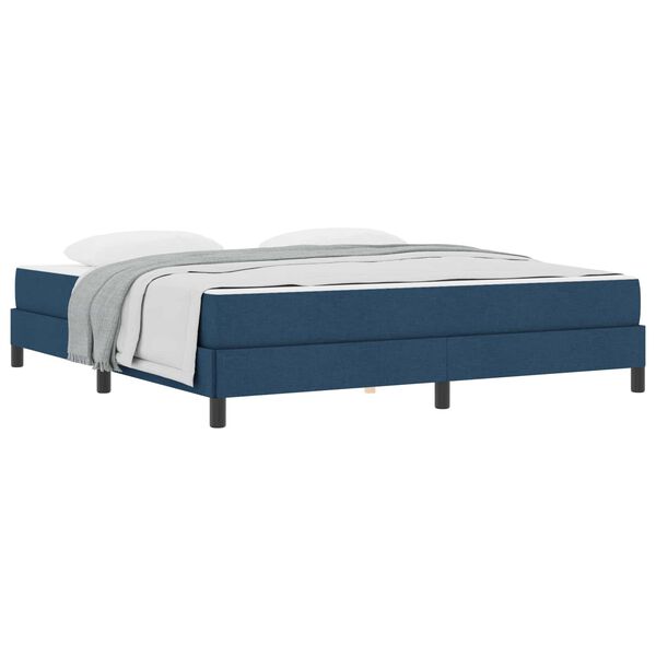 vidaXL Boxspringbed met matras Blauw 180 x 200 cm Stof
