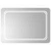 vidaXL LED Badkamer Spiegel Transparant 70 x 50 cm gehard glas
