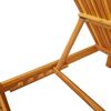 vidaXL Ligstoel Olie naturel 200 x 55 x 94 cm Massief acaciahout