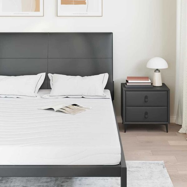 vidaXL Matras Wit 140 x 190 cm Gel Geheugenschuim