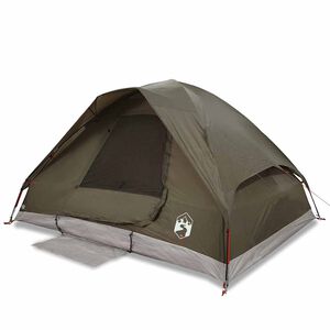 vidaXL Koepeltent 6-persoons waterdicht bruin