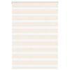 vidaXL Zebra rolgordijn 115x100 cm stofbreedte 110,9 cm marmerbeige