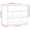vidaXL Schoenenbank 60x30x45 cm bewerkt hout grijs sonoma eikenkleurig