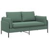 vidaXL 2-Zits Sofa Zeegroen 188 x 81 x 89 cm fluweel