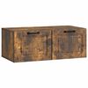 vidaXL Wandbeugel TV-kast Gerookt eiken 78,5 x 41 x 30 cm Bewerkt hout