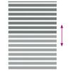 vidaXL Zebra rolgordijn 160x230 cm stofbreedte 155,9 cm donkergrijs