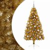 vidaXL Kunstkerstboom met kerstbal 210 cm 300 LED's Warmwit