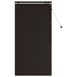 vidaXL Venetiaanse jaloezie Donkerbruin 70 x 160 cm 35 mm