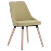 vidaXL Eetkamerstoelen 6 st stof groen