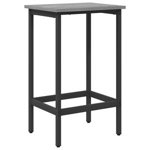vidaXL Barkruk Grijs Sonoma 40 x 32 x 64 cm Bewerkt hout