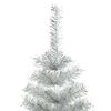 vidaXL Kerstboom met 300 LED met standaard Zilver 210 cm PET