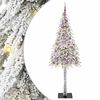 vidaXL Kerstboom met 300 LED met standaard Wit 210 cm PE en staal