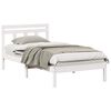 vidaXL Bedframe Wit 80 x 200 cm Massief grenenhout