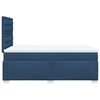 vidaXL Boxspring met matras stof blauw 120x190 cm