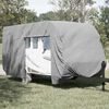 vidaXL Caravanhoes 460x250x220 cm vliesvlies grijs