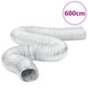 vidaXL Ventilatieslang &Oslash;20 cm 6 m aluminium