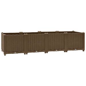 vidaXL Verhoogd bed 160x40x38 cm polypropyleen