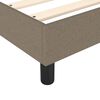 vidaXL Boxspring bed stof taupe 140x200 cm