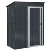 vidaXL Tuinhuisjes Antraciet 137 x 81 x 180 cm Metaal