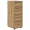 vidaXL Opbergkast Artisan Eiken 40 x 48 x 105 cm Bewerkt hout