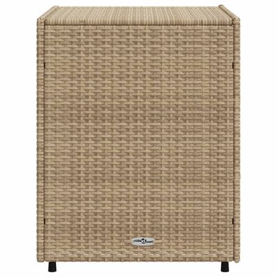 vidaXL Tuinkast 55x59x69 cm poly rattan beige