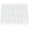 vidaXL Kantgordijn Wit 80 x 200 cm Polyester