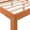 vidaXL Bedframe zonder matras massief grenenhout wasbruin 135x190 cm