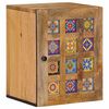 vidaXL Badkamer Hangkast Naturel 38 x 33 x 48 cm Massief Mango Hout