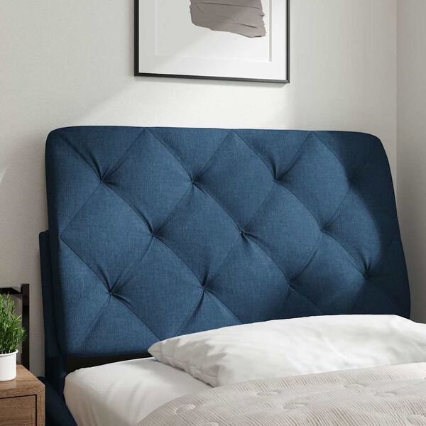 vidaXL Hoofdbordkussen 80 cm stof blauw