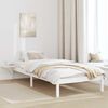 vidaXL Bedframe Wit 80 x 200 cm Massief grenenhout