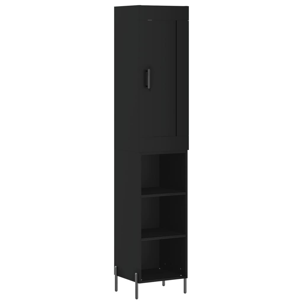 The Living Store Hoge Kast - Industriële stijl - 40 x 36 x 110 cm