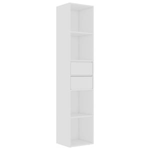 vidaXL Boekenkast 36x30x171 cm bewerkt hout wit