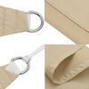vidaXL Zonnescherm vierkant 3,6x3,6 m oxford stof beige