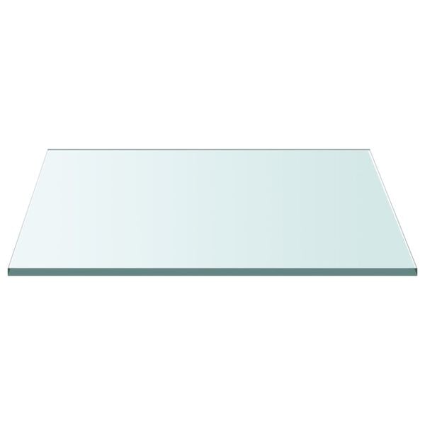 vidaXL Tafelblad 40x40 cm gehard glas transparant