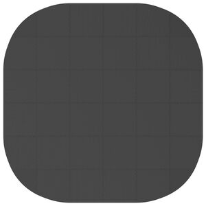 vidaXL Zwembad Grondmat 36 st &Oslash; 350 cm Rond EVA Schuim Zwart