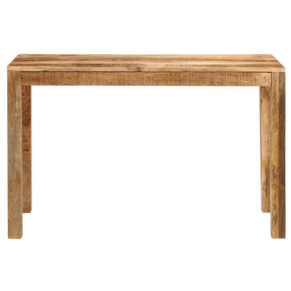 vidaXL Eettafel Bruin 60 x 120 x 76 cm Massief Mango Hout
