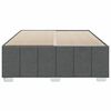 vidaXL Bedframe zonder matras stof donkergrijs 160x200 cm