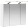 vidaXL Badkamer spiegelkast Wit 60 x 14,5 x 50 cm Bewerkt hout