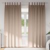 vidaXL Zwart-out Gordijnen met Ringen 2 pcs Taupe 245 x 140 cm