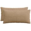 vidaXL Kussensloop 2 pcs ALMELO Bruin 40 x 70 cm corduroy