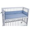 tiSsi Matras voor de MAXI Boxspring bedkant wieg kroontjes lichtblauw