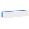 vidaXL Tv-wandmeubels met LED-verlichting 2 st 80x35x31 cm wit