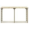 vidaXL Haardhoutopslag 300x44x176 cm ge&iuml;mpregneerd grenenhout