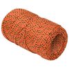 vidaXL Boottouw 2 mm 25 m polypropyleen oranje