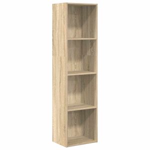 vidaXL Boekenkast 40x30x152 cm bewerkt hout sonoma eikenkleurig