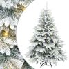 vidaXL Kunstkerstboom met 150 LED met standaard Wit 120 cm PE en PVC