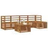 vidaXL Sofa-Sets 6 pcs Naturel Massief Acaciahout