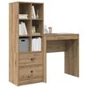 vidaXL Bureau met lade 2 pcs Artisan Eiken