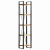 vidaXL Boekenkast met 5 schappen 40x30x180 cm massief mangohout